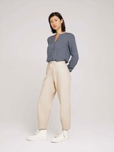 Patterned blouse with TENCEL ™ modal - Women - blue geometrical design Patterned blouse with TENCEL ™ modal - Women - blue geometrical design - 3 - TOM TAILOR