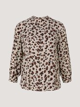 Stehkragen Bluse mit LENZING™ ECOVERO™ - Frauen - beige large dot design Stehkragen Bluse mit LENZING™ ECOVERO™ - Frauen - beige large dot design - 7 - TOM TAILOR