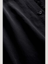 Rüschen Bluse mit Lyocell - Frauen - deep black Rüschen Bluse mit Lyocell - Frauen - deep black - 8 - TOM TAILOR