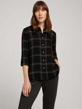 Hemdbluse mit Karomuster - Frauen - black green check Hemdbluse mit Karomuster - Frauen - black green check - 5 - TOM TAILOR