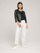 Kunstleder Blazer - Frauen - deep black Kunstleder Blazer - Frauen - deep black - 3 - TOM TAILOR