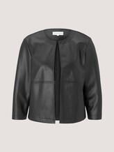 Kunstleder Blazer - Frauen - deep black Kunstleder Blazer - Frauen - deep black - 7 - TOM TAILOR