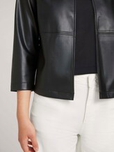 Kunstleder Blazer - Frauen - deep black Kunstleder Blazer - Frauen - deep black - 9 - TOM TAILOR