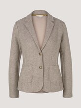 Melierter Blazer im Slim Fit - Frauen - oyster grey melange Melierter Blazer im Slim Fit - Frauen - oyster grey melange - 7 - TOM TAILOR