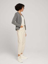 Melierter Blazer - Frauen - black white structure Melierter Blazer - Frauen - black white structure - 3 - TOM TAILOR