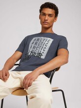 T-Shirt mit Print - Männer - Blueish Grey T-Shirt mit Print - Männer - Blueish Grey - 5 - TOM TAILOR Denim