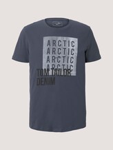 T-Shirt mit Print - Männer - Blueish Grey T-Shirt mit Print - Männer - Blueish Grey - 7 - TOM TAILOR Denim