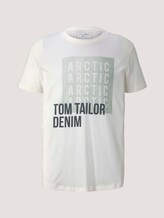 T-Shirt mit Print - Männer - Soft Light Beige T-Shirt mit Print - Männer - Soft Light Beige - 7 - TOM TAILOR Denim