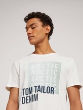 T-Shirt mit Print - Männer - Soft Light Beige T-Shirt mit Print - Männer - Soft Light Beige - 9 - TOM TAILOR Denim