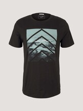 T-Shirt aus Bio-Baumwolle - Männer - Black T-Shirt aus Bio-Baumwolle - Männer - Black - 7 - TOM TAILOR Denim