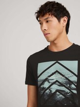 T-Shirt aus Bio-Baumwolle - Männer - Black T-Shirt aus Bio-Baumwolle - Männer - Black - 9 - TOM TAILOR Denim