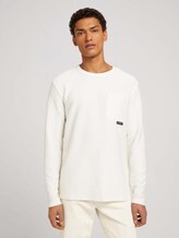 Langarmshirt mit Brusttasche - Männer - Soft Light Beige Langarmshirt mit Brusttasche - Männer - Soft Light Beige - 1 - TOM TAILOR Denim