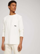 Langarmshirt mit Brusttasche - Männer - Soft Light Beige Langarmshirt mit Brusttasche - Männer - Soft Light Beige - 5 - TOM TAILOR Denim