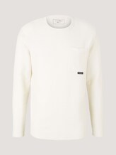 Langarmshirt mit Brusttasche - Männer - Soft Light Beige Langarmshirt mit Brusttasche - Männer - Soft Light Beige - 7 - TOM TAILOR Denim