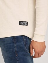 Langarmshirt mit Henleykragen - Männer - Soft Light Beige Langarmshirt mit Henleykragen - Männer - Soft Light Beige - 9 - TOM TAILOR Denim