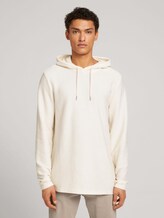 strukturierter Hoodie - Männer - Soft Light Beige strukturierter Hoodie - Männer - Soft Light Beige - 1 - TOM TAILOR Denim