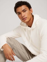 strukturierter Hoodie - Männer - Soft Light Beige strukturierter Hoodie - Männer - Soft Light Beige - 5 - TOM TAILOR Denim