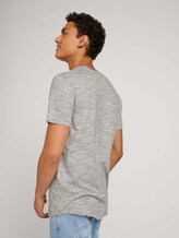 T-Shirt mit Logo-Print aus nachhaltiger Baumwolle - Männer - creme black space dye T-Shirt mit Logo-Print aus nachhaltiger Baumwolle - Männer - creme black space dye - 5 - TOM TAILOR Denim