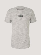 T-Shirt mit Logo-Print aus nachhaltiger Baumwolle - Männer - creme black space dye T-Shirt mit Logo-Print aus nachhaltiger Baumwolle - Männer - creme black space dye - 7 - TOM TAILOR Denim