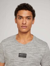 T-Shirt mit Logo-Print aus nachhaltiger Baumwolle - Männer - creme black space dye T-Shirt mit Logo-Print aus nachhaltiger Baumwolle - Männer - creme black space dye - 9 - TOM TAILOR Denim