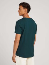 T-Shirt mit Schriftzug aus nachhaltiger Baumwolle - Männer - Deep Green Lake T-Shirt mit Schriftzug aus nachhaltiger Baumwolle - Männer - Deep Green Lake - 2 - TOM TAILOR Denim