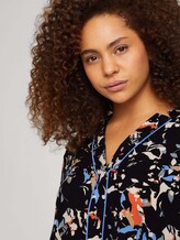 Plus - Bluse aus fließender Viskose - Frauen - abstract flower pattern Plus - Bluse aus fließender Viskose - Frauen - abstract flower pattern - 9 - My True Me