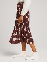 Midi pleated skirt with a pattern - Women - organic abstract print Midi pleated skirt with a pattern - Women - organic abstract print - 11 - Mine to five