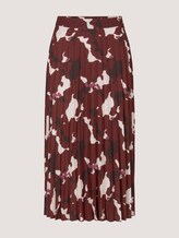 Midi pleated skirt with a pattern - Women - organic abstract print Midi pleated skirt with a pattern - Women - organic abstract print - 7 - Mine to five