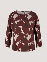 Bluse mit Fledermausärmeln - Frauen - organic abstract print Bluse mit Fledermausärmeln - Frauen - organic abstract print - 7 - Mine to five