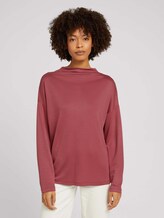 Pullover aus Jersey - Frauen - rouge red Pullover aus Jersey - Frauen - rouge red - 1 - Mine to five