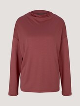 Pullover aus Jersey - Frauen - rouge red Pullover aus Jersey - Frauen - rouge red - 7 - Mine to five