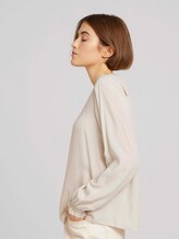 Blouse with LENZING™ ECOVERO™ - Women - cold beige Blouse with LENZING™ ECOVERO™ - Women - cold beige - 5 - TOM TAILOR Denim