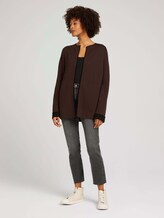 Zweifarbiger Cardigan - Frauen - java dark brown Zweifarbiger Cardigan - Frauen - java dark brown - 3 - TOM TAILOR