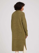 Langer Cardigan in Melange Optik - Frauen - khaki olive melange Langer Cardigan in Melange Optik - Frauen - khaki olive melange - 2 - TOM TAILOR