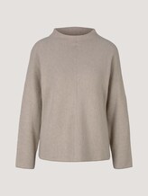Pullover mit Fledermausärmeln - Frauen - cold beige melange Pullover mit Fledermausärmeln - Frauen - cold beige melange - 7 - TOM TAILOR