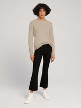 Strukturierter Pullover mit Bio-Baumwolle - Frauen - cold beige Strukturierter Pullover mit Bio-Baumwolle - Frauen - cold beige - 3 - TOM TAILOR