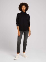 Rollkragenpullover mit Zopfmuster - Frauen - deep black Rollkragenpullover mit Zopfmuster - Frauen - deep black - 3 - TOM TAILOR