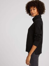 Rollkragenpullover mit Zopfmuster - Frauen - deep black Rollkragenpullover mit Zopfmuster - Frauen - deep black - 5 - TOM TAILOR