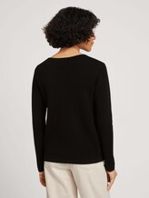Strukturierter Pullover - Frauen - deep black Strukturierter Pullover - Frauen - deep black - 2 - TOM TAILOR