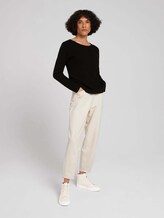 Strukturierter Pullover - Frauen - deep black Strukturierter Pullover - Frauen - deep black - 3 - TOM TAILOR