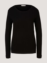Strukturierter Pullover - Frauen - deep black Strukturierter Pullover - Frauen - deep black - 7 - TOM TAILOR