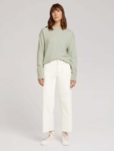 Melierter Pullover - Frauen - soft greyish green melange Melierter Pullover - Frauen - soft greyish green melange - 3 - TOM TAILOR