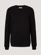 strukturierter Pullover - Männer - Black strukturierter Pullover - Männer - Black - 7 - TOM TAILOR Denim