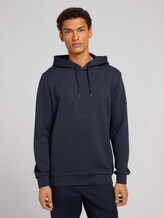 strukturierter Hoodie - Männer - Blueish Grey strukturierter Hoodie - Männer - Blueish Grey - 1 - TOM TAILOR Denim