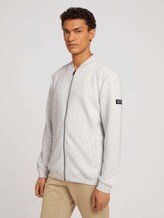 Bomberjacke - Männer - Light Medium Grey Melange Bomberjacke - Männer - Light Medium Grey Melange - 1 - TOM TAILOR Denim