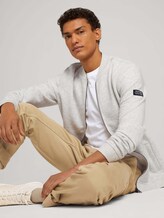 Bomberjacke - Männer - Light Medium Grey Melange Bomberjacke - Männer - Light Medium Grey Melange - 5 - TOM TAILOR Denim