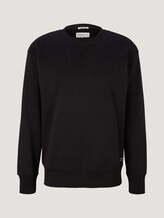 Strukturierter Pullover aus Bio Baumwolle - Männer - Black Strukturierter Pullover aus Bio Baumwolle - Männer - Black - 7 - TOM TAILOR Denim