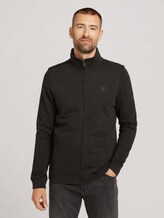 Sweatjacke mit Stehkragen - Männer - Black Sweatjacke mit Stehkragen - Männer - Black - 1 - TOM TAILOR