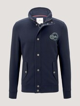 Jacke mit Stehkragen und Knopfleiste - Männer - Sky Captain Blue Jacke mit Stehkragen und Knopfleiste - Männer - Sky Captain Blue - 7 - TOM TAILOR