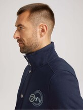 Jacke mit Stehkragen und Knopfleiste - Männer - Sky Captain Blue Jacke mit Stehkragen und Knopfleiste - Männer - Sky Captain Blue - 9 - TOM TAILOR